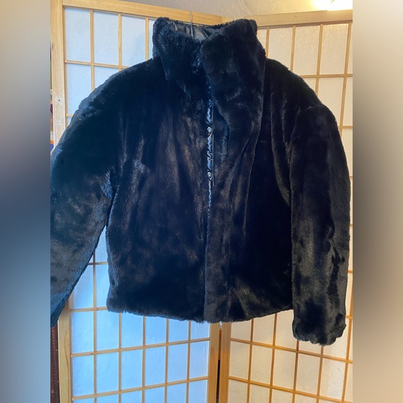 Express Vegan Leather Reversible Jacket - Picture 14 of 15